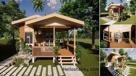 Modern Bahay Kubo Amakan House with 33 Sqm .